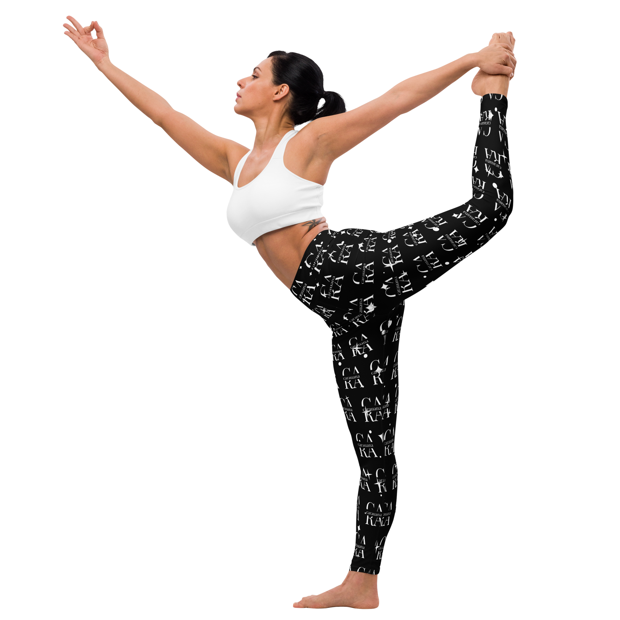 CaRaUaNa Leggings SPORT black VIP Carauana Store