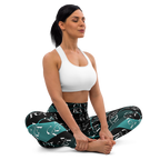 CaRaUaNa Leggings SPORT black Green Famous Carauana Store