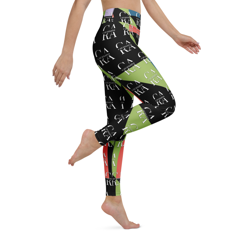 CaRaUaNa Leggings SPORT Green Black Carauana Store