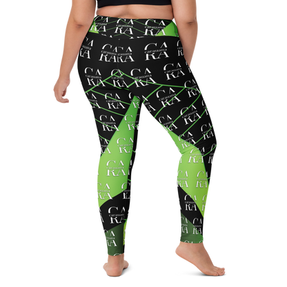 CaRaUaNa Leggings SPORT black Green Carauana Store