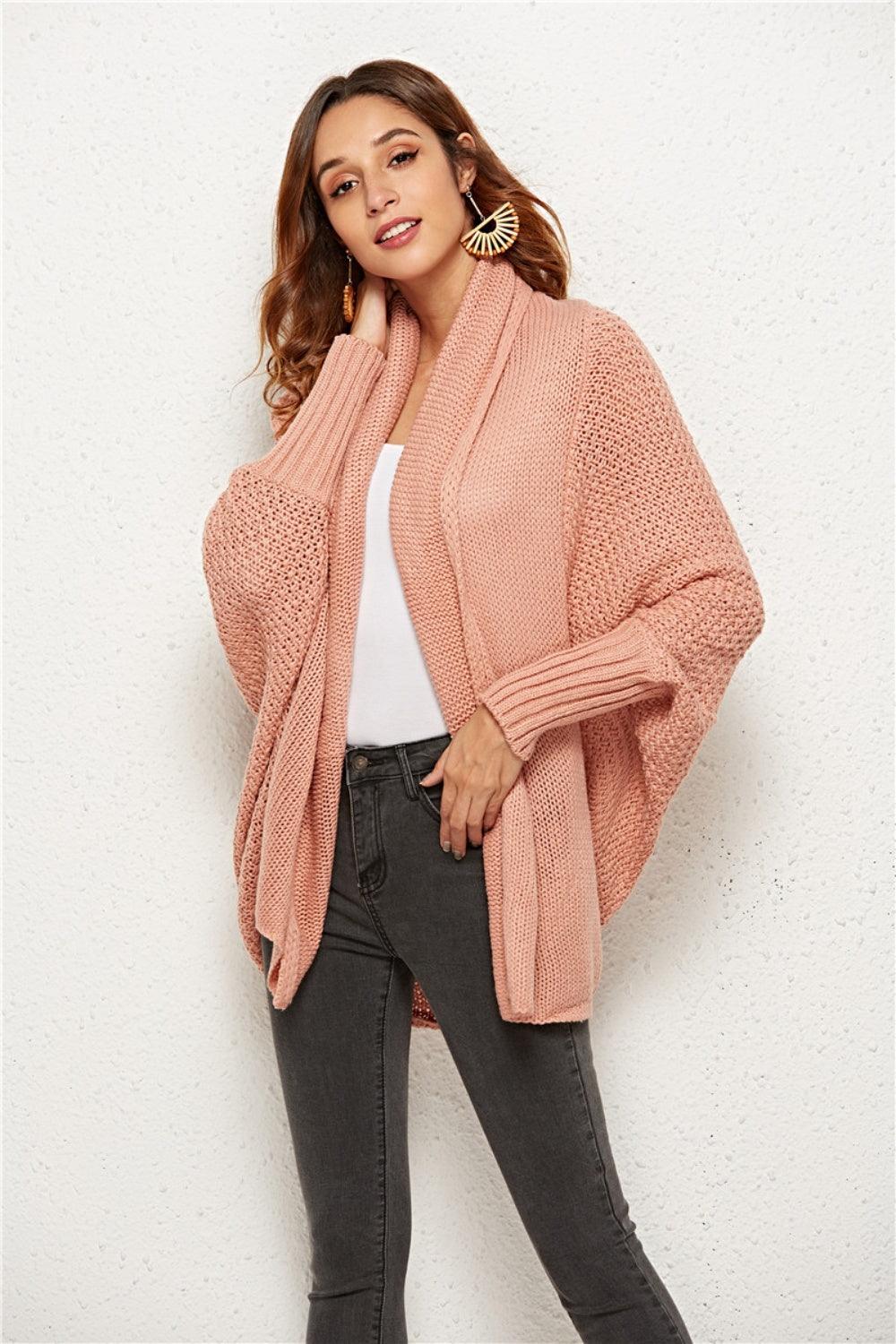 Angel Wings Open Front Batwing Sleeve Cardigan Carauana Store