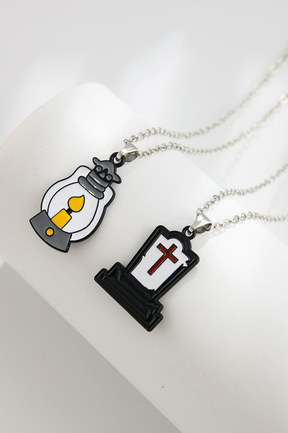 Two-Piece Halloween Theme Necklace Set Carauana Store
