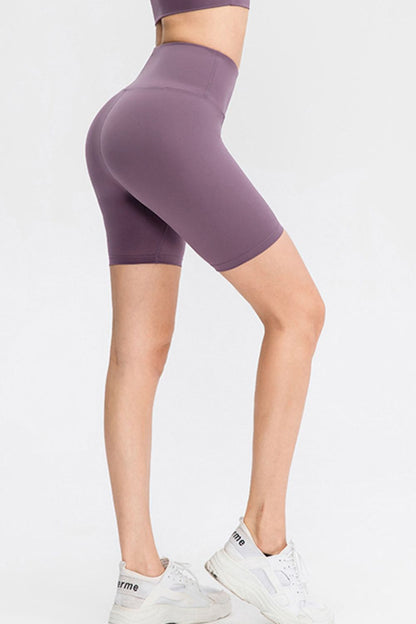 Slim Fit Wide Waistband Sports Shorts Carauana Store