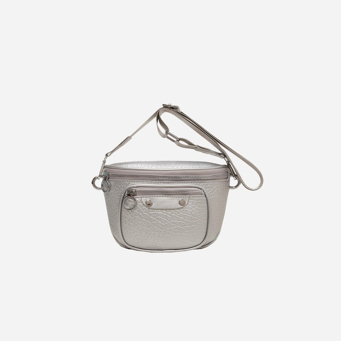 Texture PU Leather Crossbody Bag Carauana Store