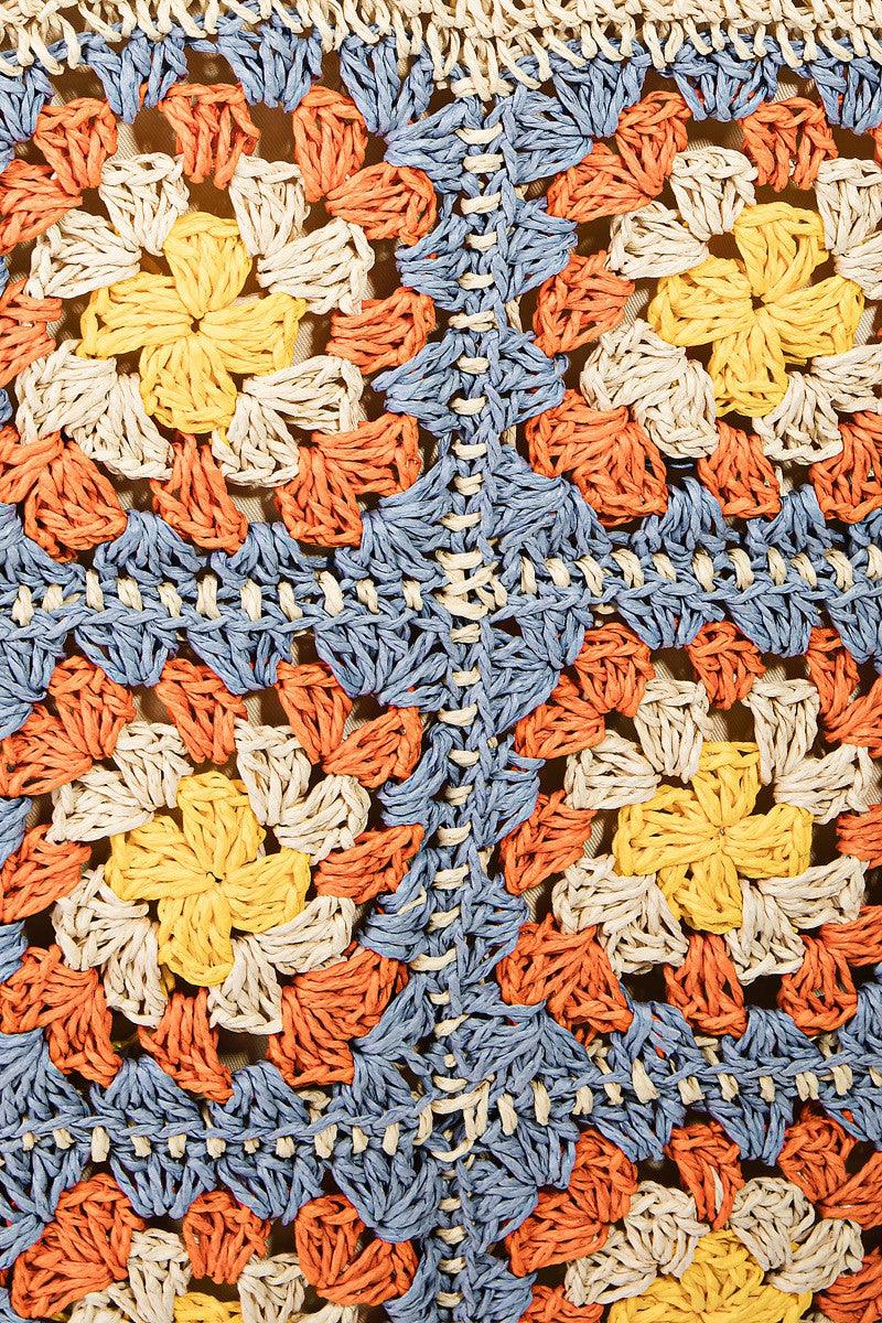 Fame Flower Braided Tote Bag Carauana Store