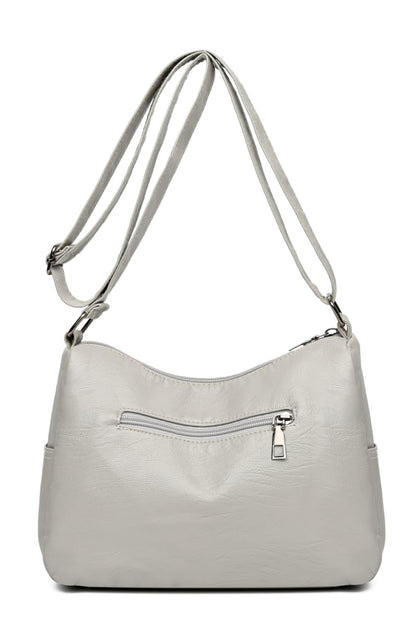 Multi-Pocket PU Leather Crossbody Bag Carauana Store
