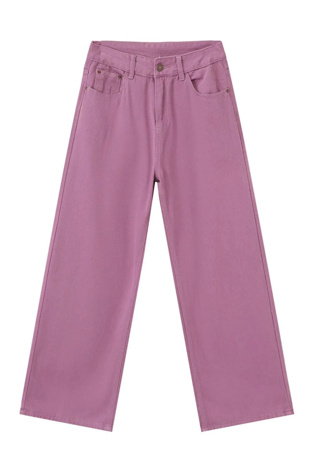 Wide Leg Jeans with Pockets