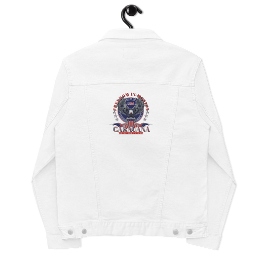 CaRaUaNa Original denim jacket white Carauana Store