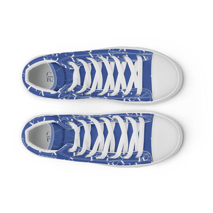 CARAUANA Hip Hop canvas shoes Blue Branded