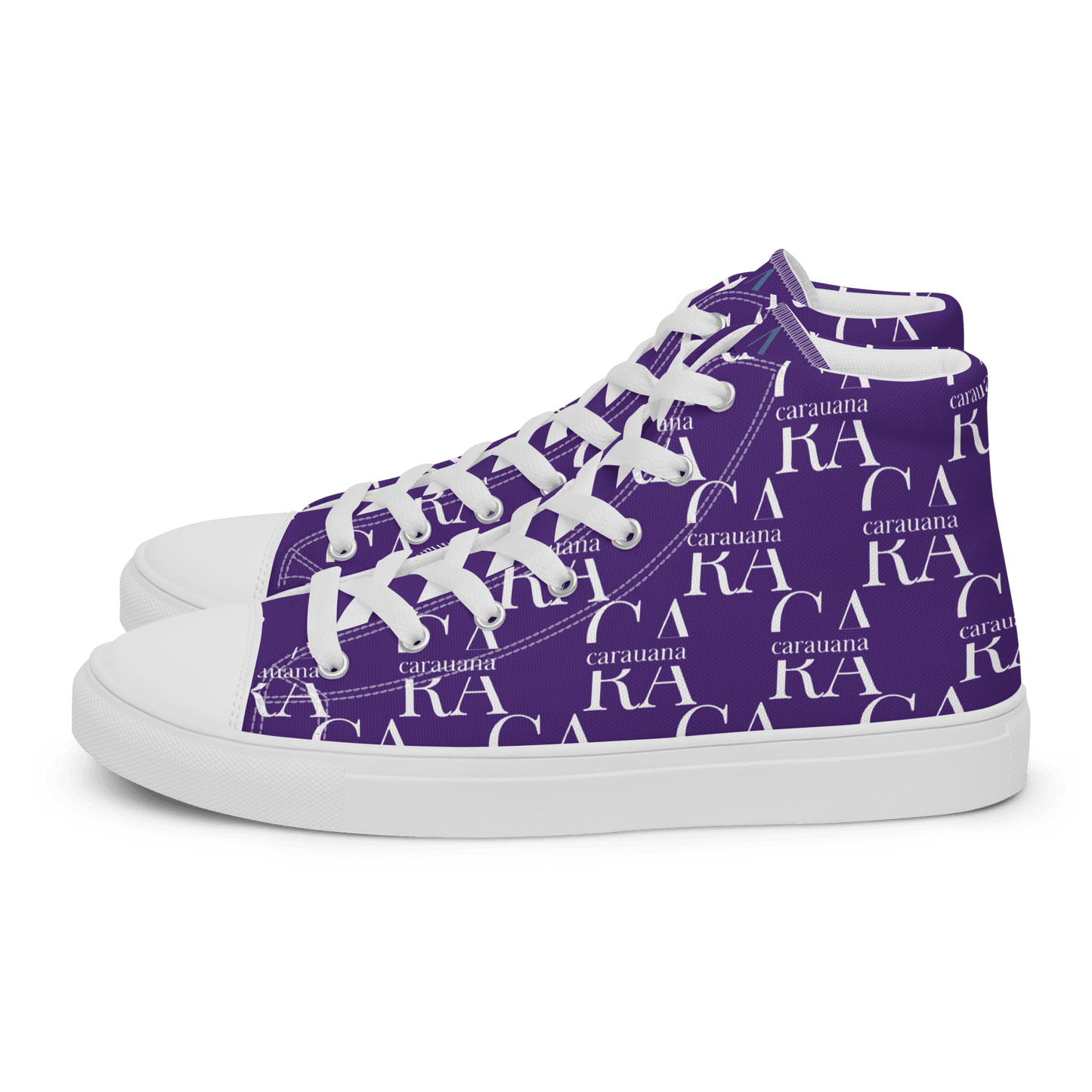 CARAUANA Hip Hop canvas shoes violet Branded