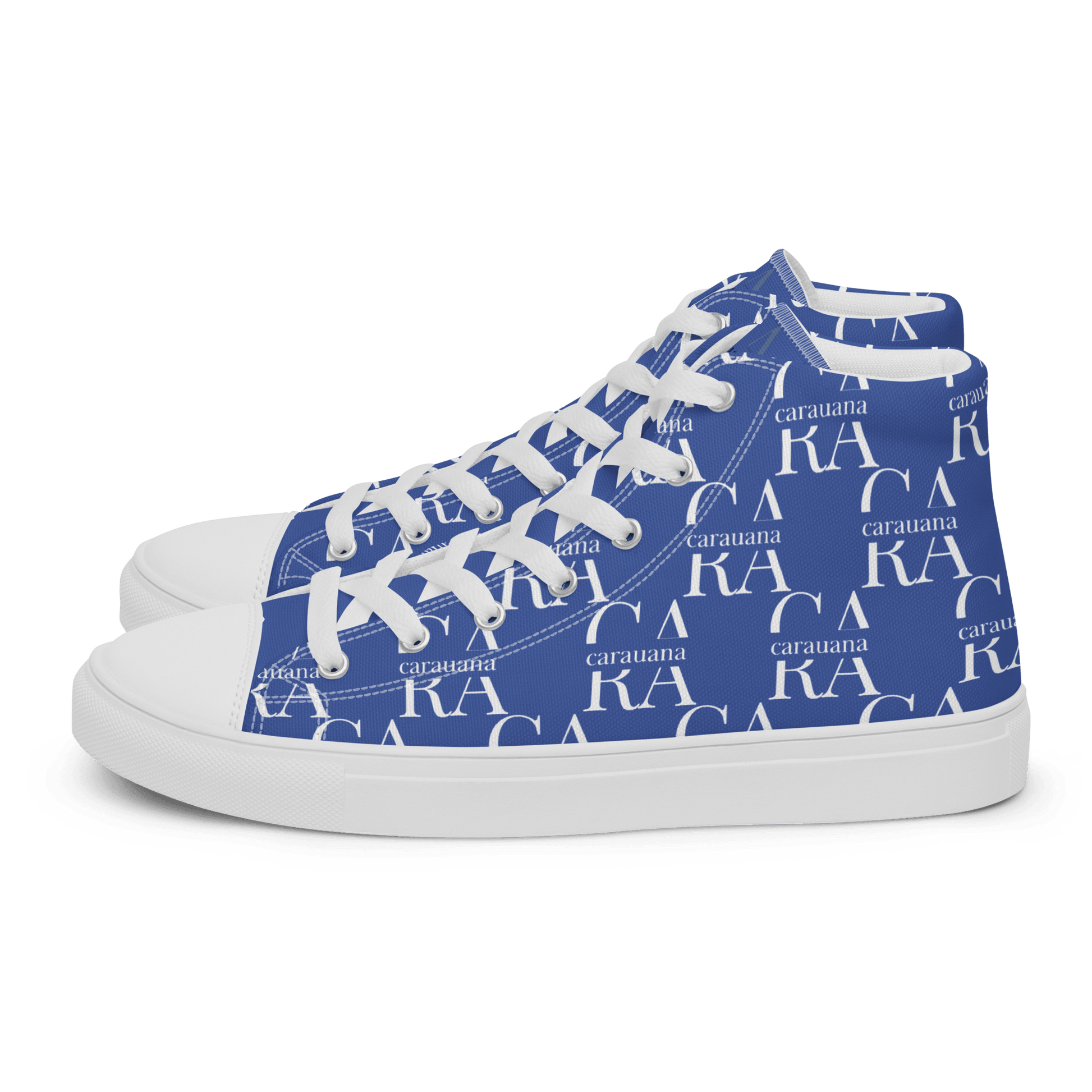 CARAUANA Hip Hop canvas shoes Blue Branded