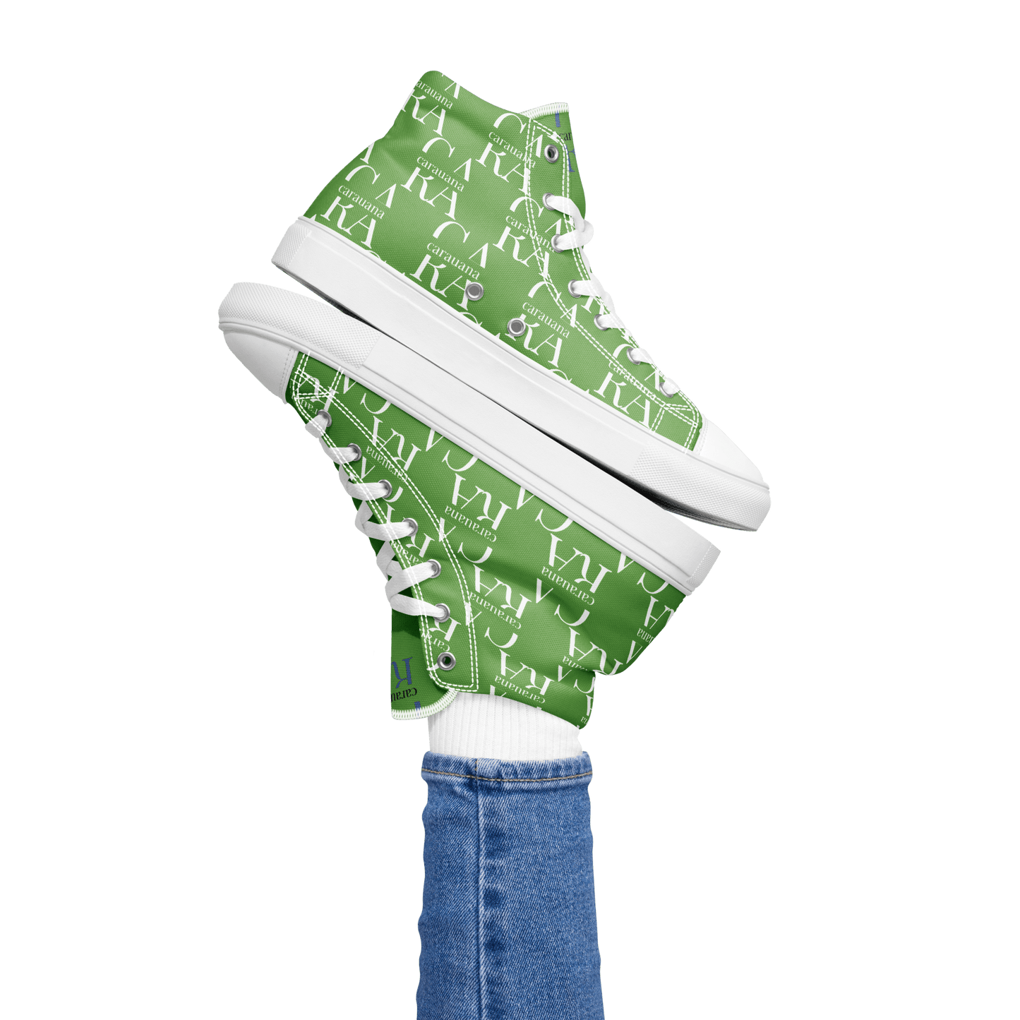 CARAUANA Hip Hop canvas shoes Green Branded