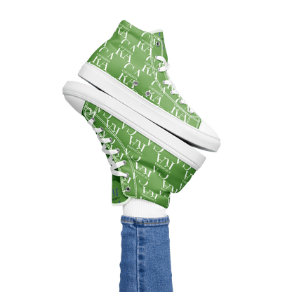 CARAUANA Hip Hop canvas shoes Green Branded