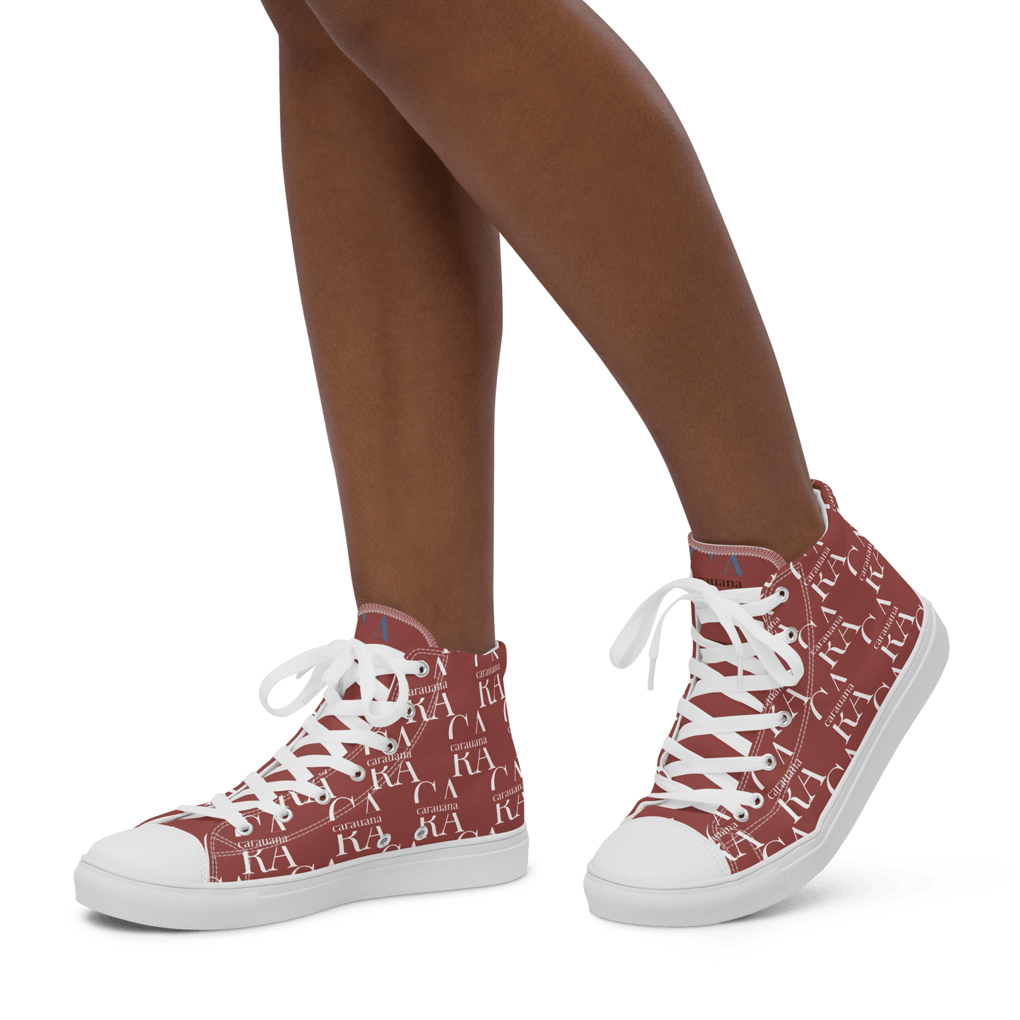 CARAUANA Hip Hop canvas shoes Brown Branded