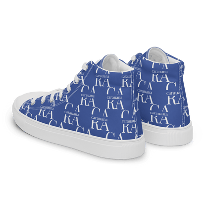 CARAUANA Hip Hop canvas shoes Blue Branded