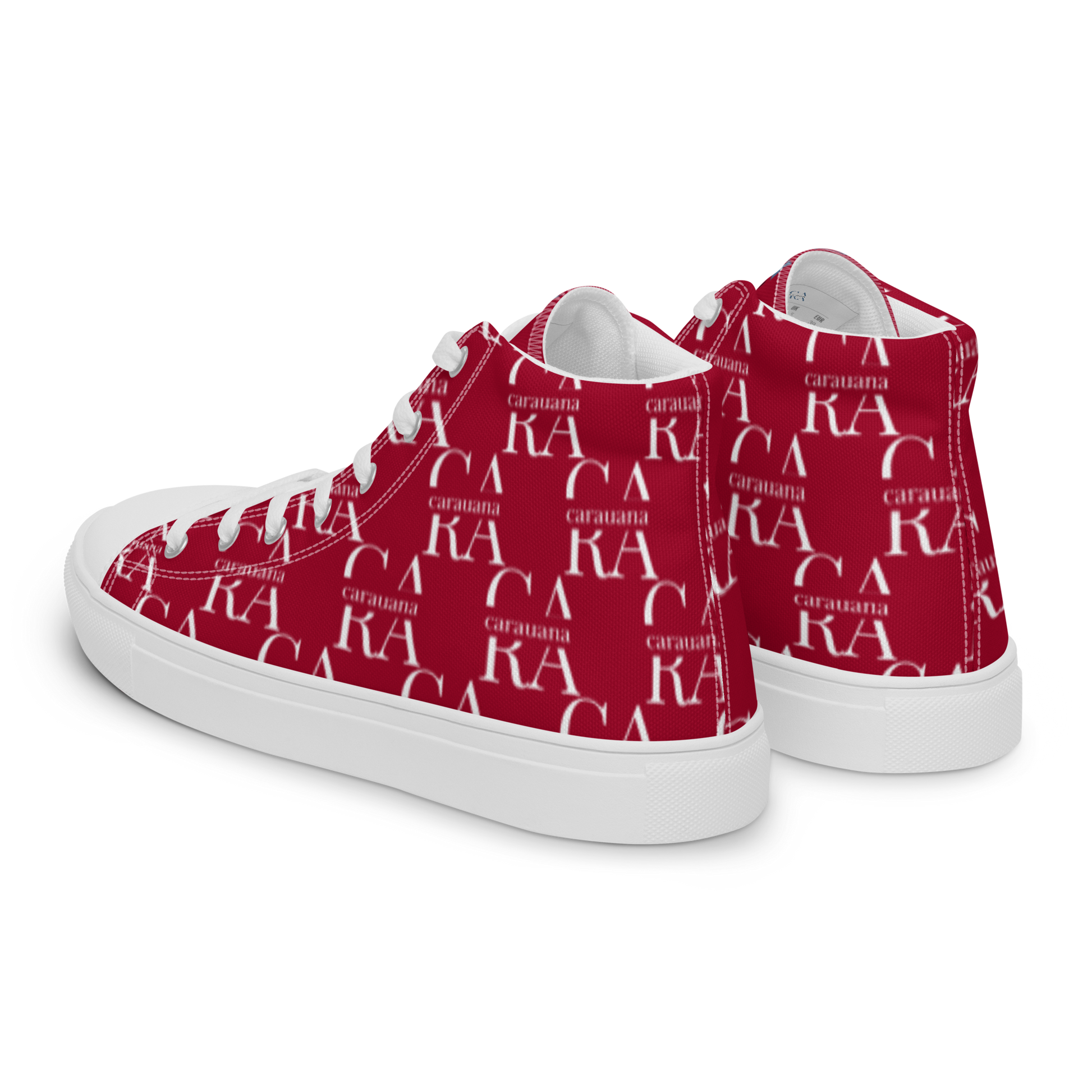 womens-high-top-canvas-shoes-RED