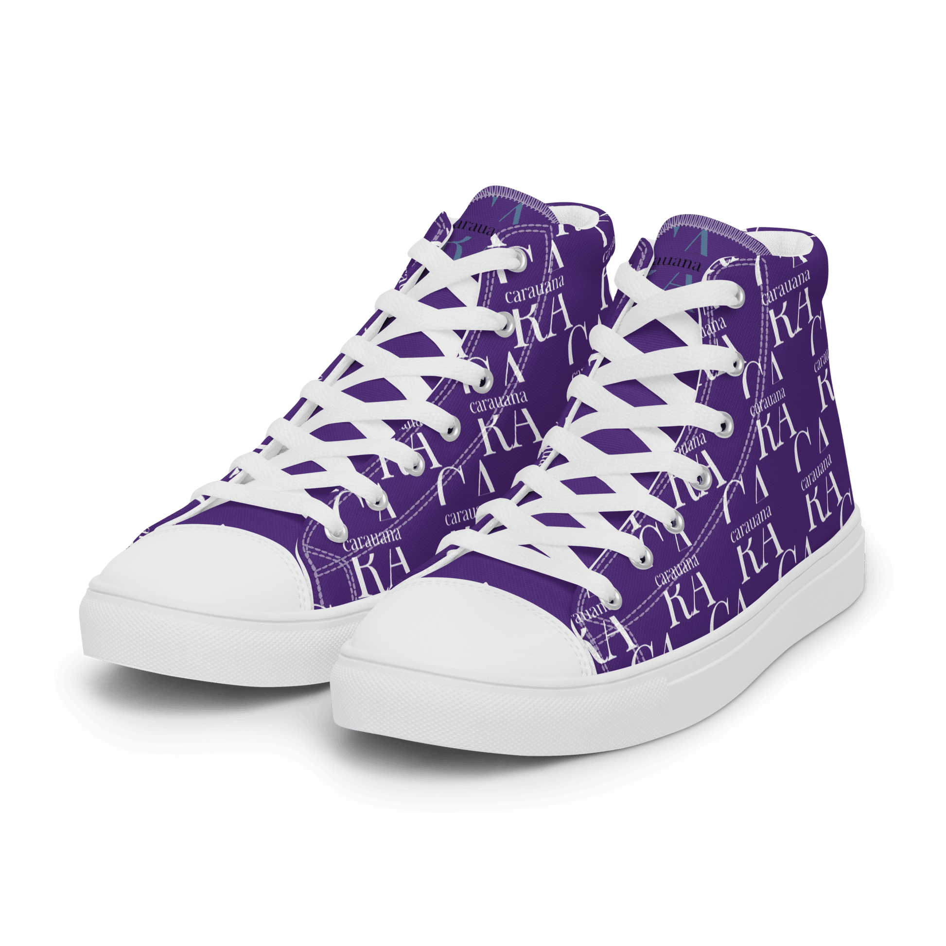 CARAUANA Hip Hop canvas shoes violet Branded