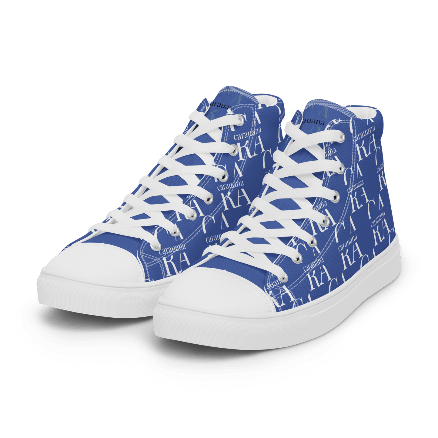 CARAUANA Hip Hop canvas shoes Blue Branded