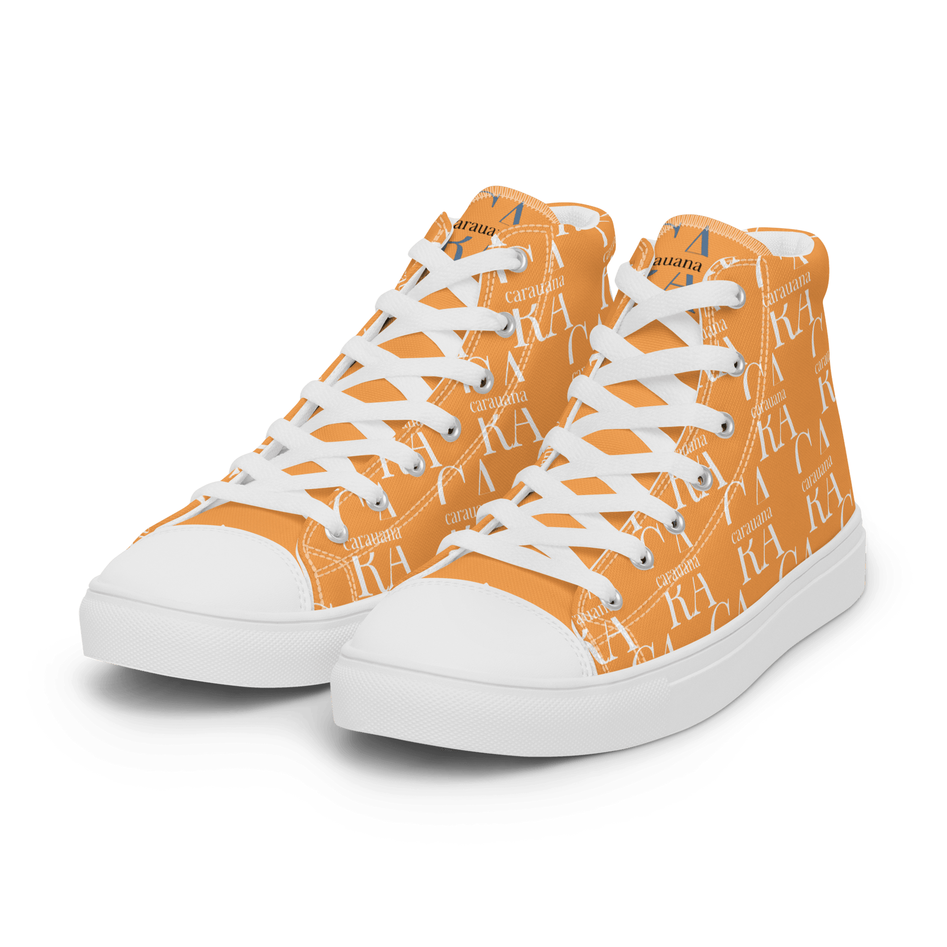 CARAUANA Hip Hop canvas shoes Orange Branded – CaRaUaNa Fashion