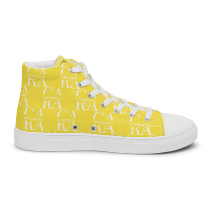 CARAUANA Hip Hop canvas shoes Yellow Branded