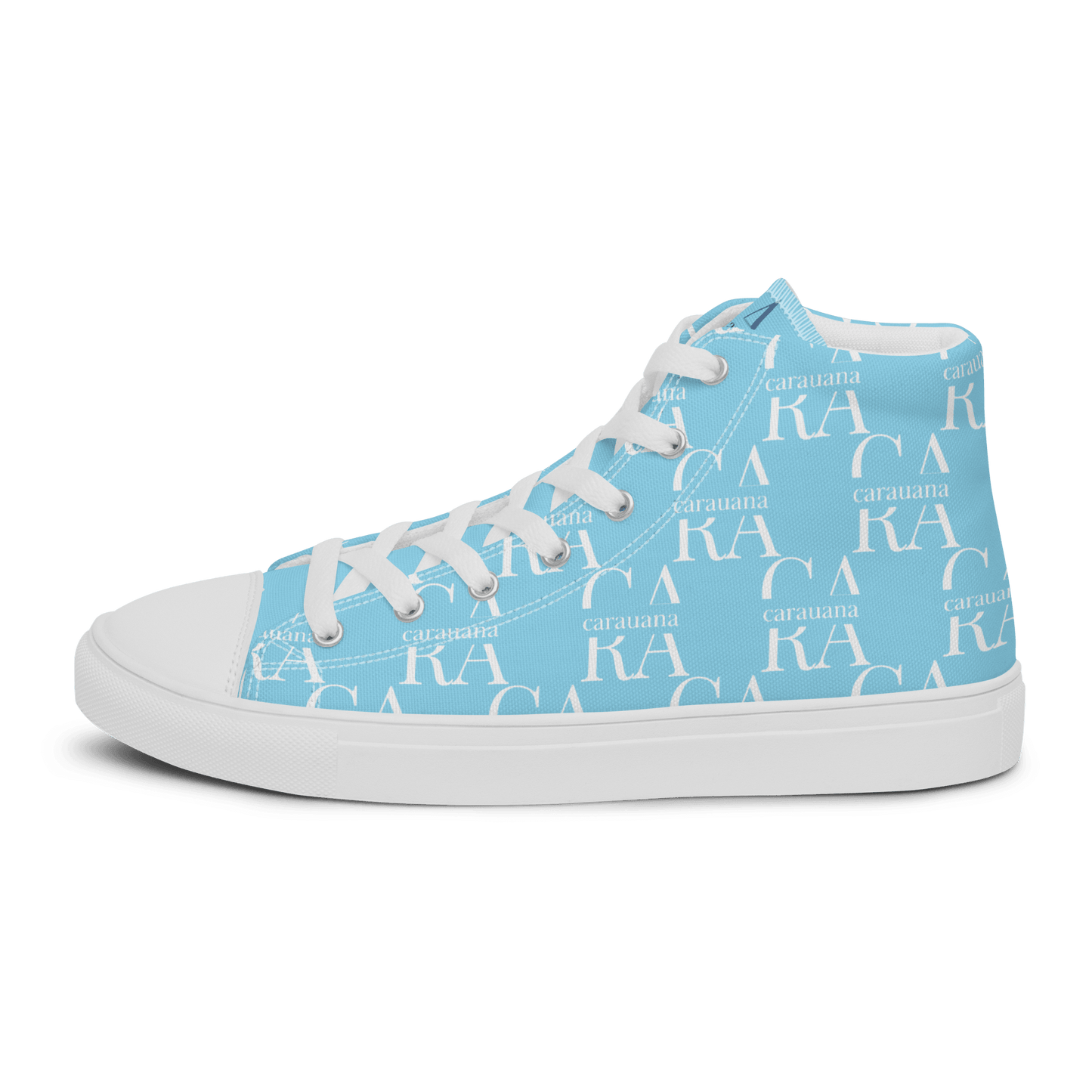 CARAUANA Hip Hop canvas shoes sky blue Branded