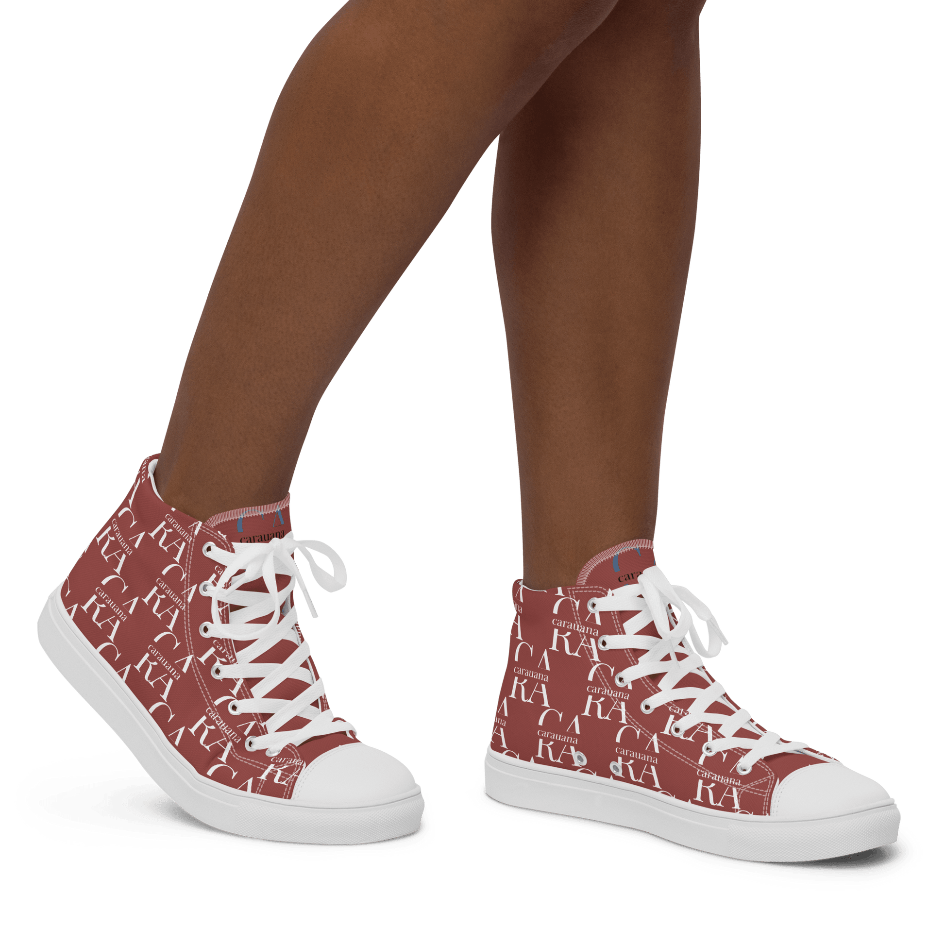 CARAUANA Hip Hop canvas shoes Brown Branded