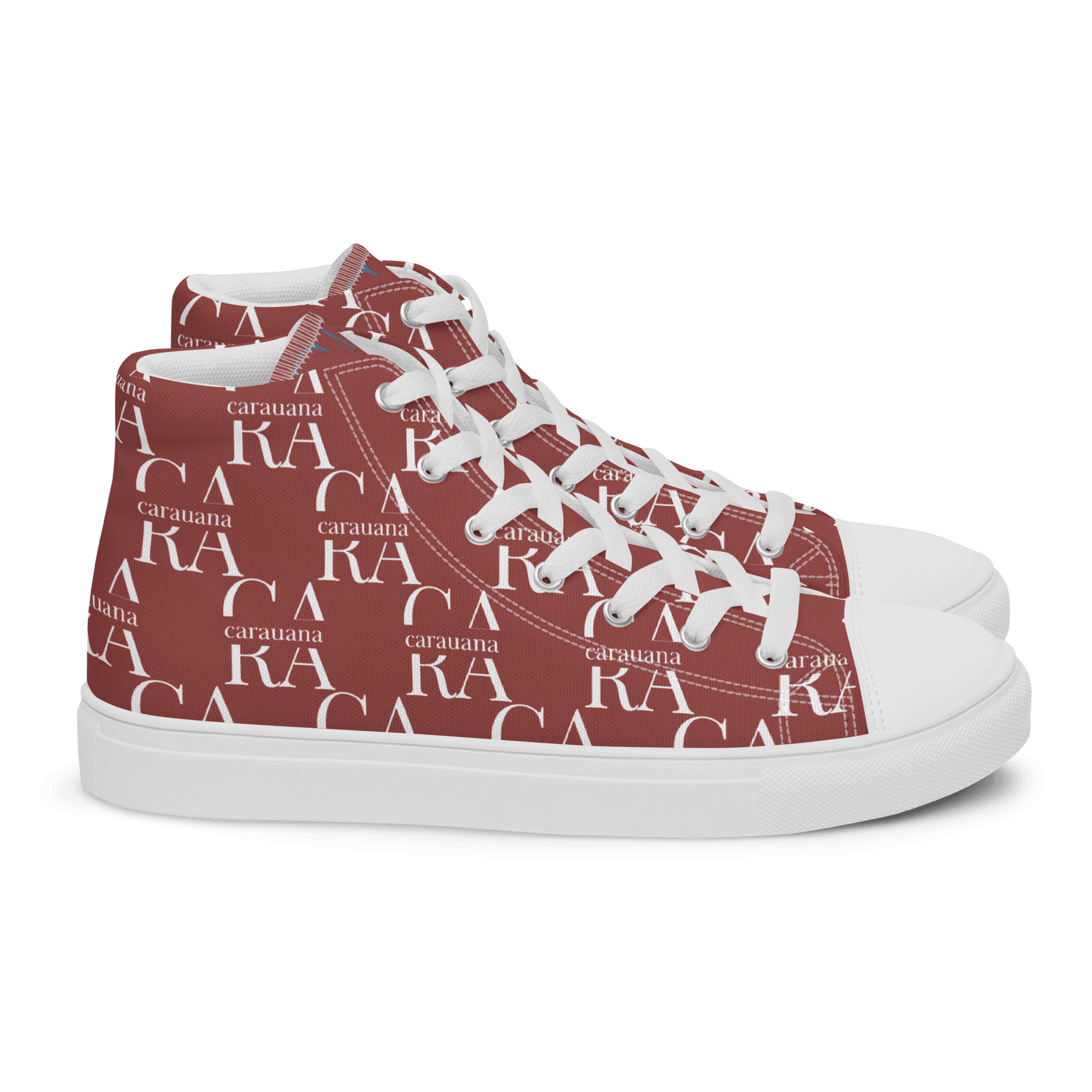 CARAUANA Hip Hop canvas shoes Brown Branded