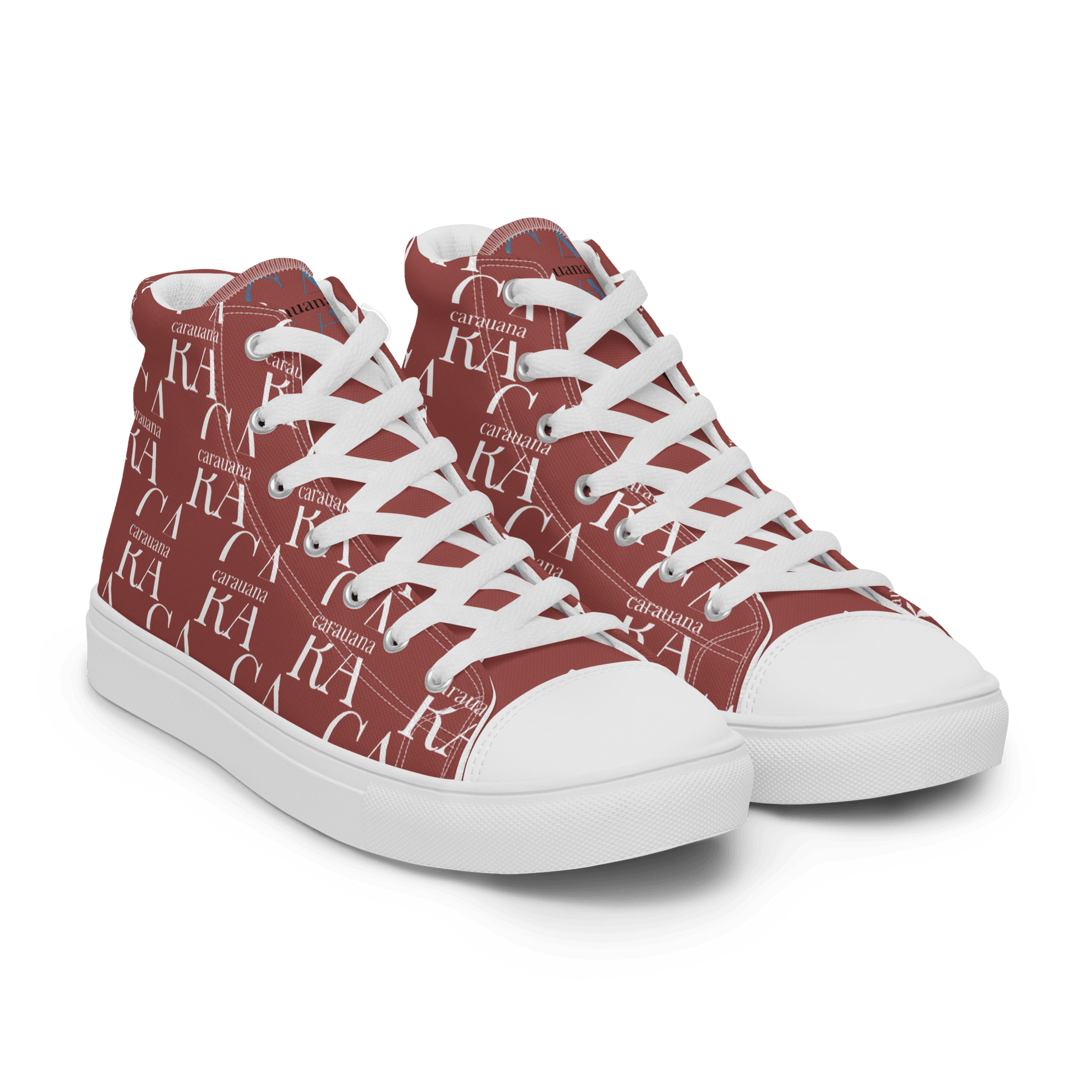 CARAUANA Hip Hop canvas shoes Brown Branded